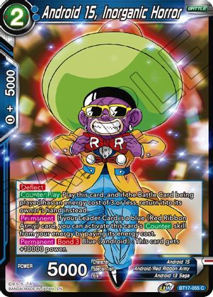 Android 15, Inorganic Horror (BT17-055) [Ultimate Squad] | Amazing Games TCG