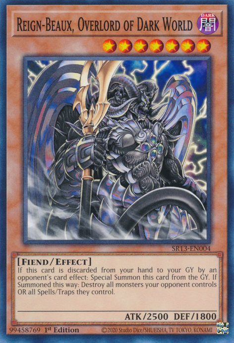 Reign-Beaux, Overlord of Dark World [SR13-EN004] Common | Amazing Games TCG