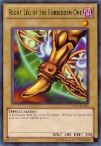 Right Leg of the Forbidden One (Blue) [Duelist League Promo] [DL11-EN002] | Amazing Games TCG