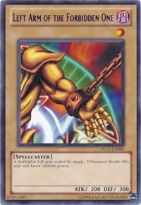 Left Arm of the Forbidden One (Blue) [Duelist League Promo] [DL11-EN005] | Amazing Games TCG