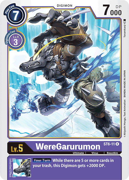 WereGarurumon [ST6-11] [Starter Deck: Venomous Violet] | Amazing Games TCG