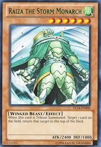 Raiza the Storm Monarch (Green) [Duelist League Promo] [DL14-EN008] | Amazing Games TCG