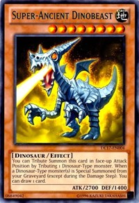 Super-Ancient Dinobeast (Green) [Duelist League Promo] [DL17-EN004] | Amazing Games TCG