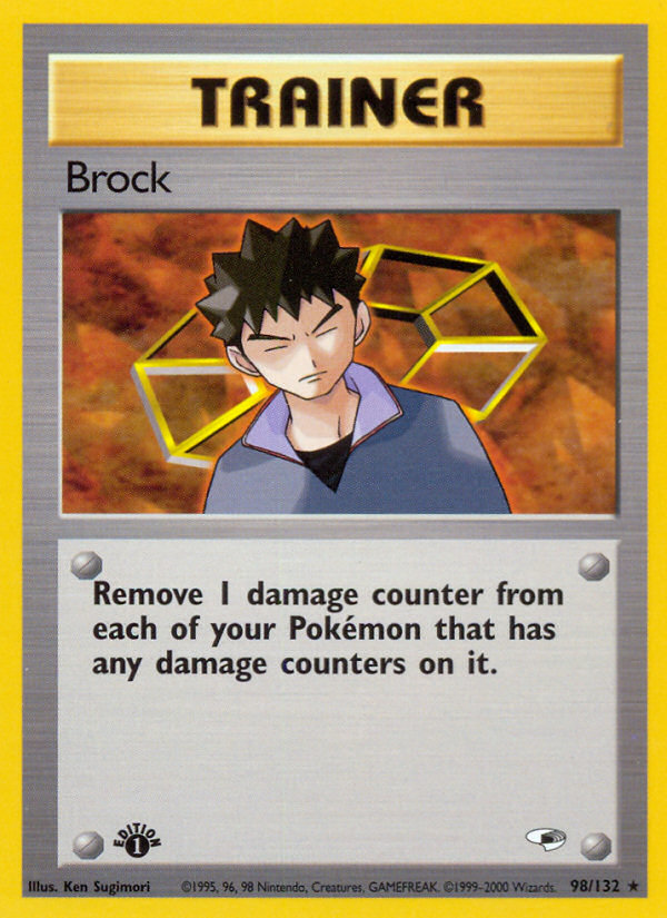 Brock (98/132) [Gym Heroes 1st Edition] | Amazing Games TCG