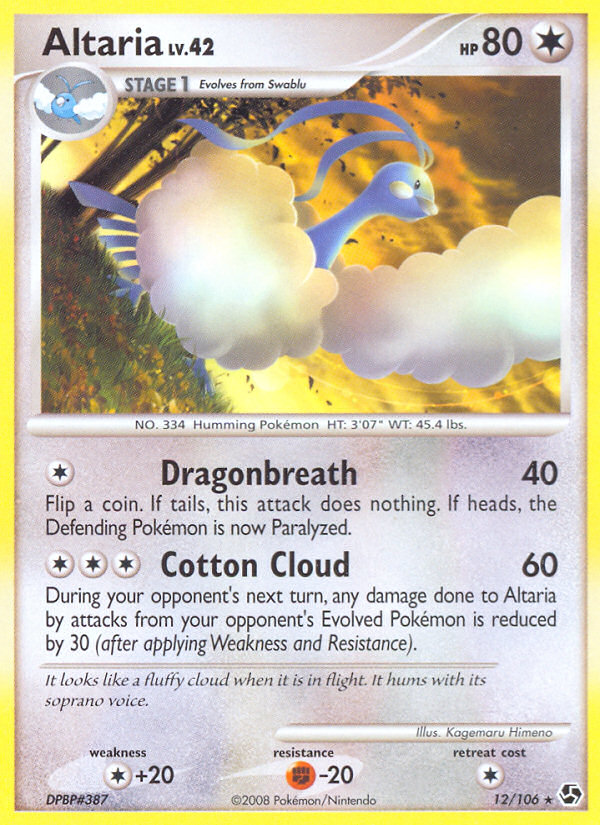 Altaria (12/106) [Diamond & Pearl: Great Encounters] | Amazing Games TCG