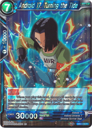 Android 17, Turning the Tide (DB2-036) [Divine Multiverse] | Amazing Games TCG