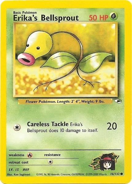 Erika's Bellsprout (76/132) [Gym Heroes Unlimited] | Amazing Games TCG