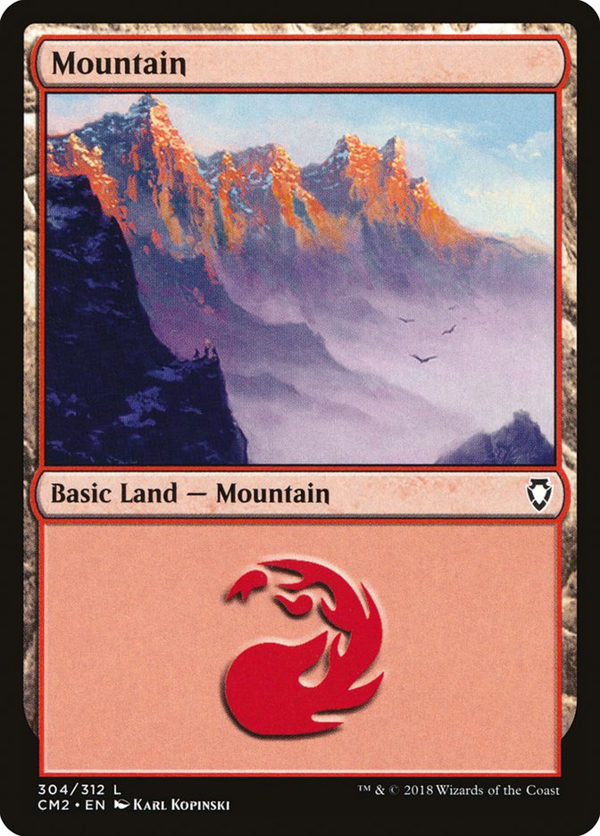 Mountain (304) [Commander Anthology Volume II] | Amazing Games TCG