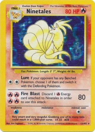 Ninetales (12/102) [Base Set Unlimited] | Amazing Games TCG