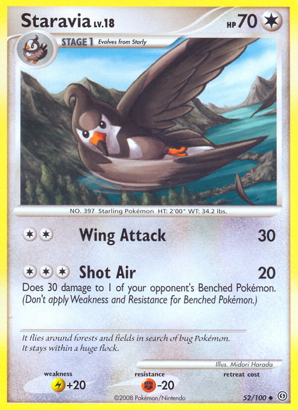 Staravia (52/100) [Diamond & Pearl: Stormfront] | Amazing Games TCG