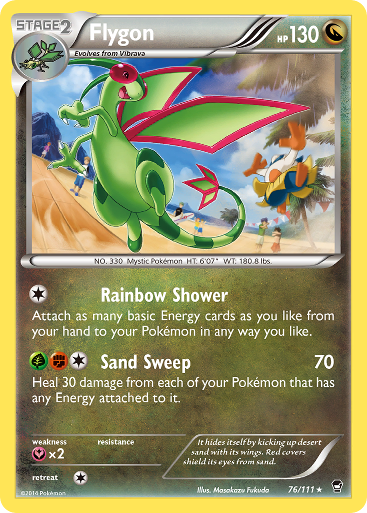 Flygon (76/111) [XY: Furious Fists] | Amazing Games TCG