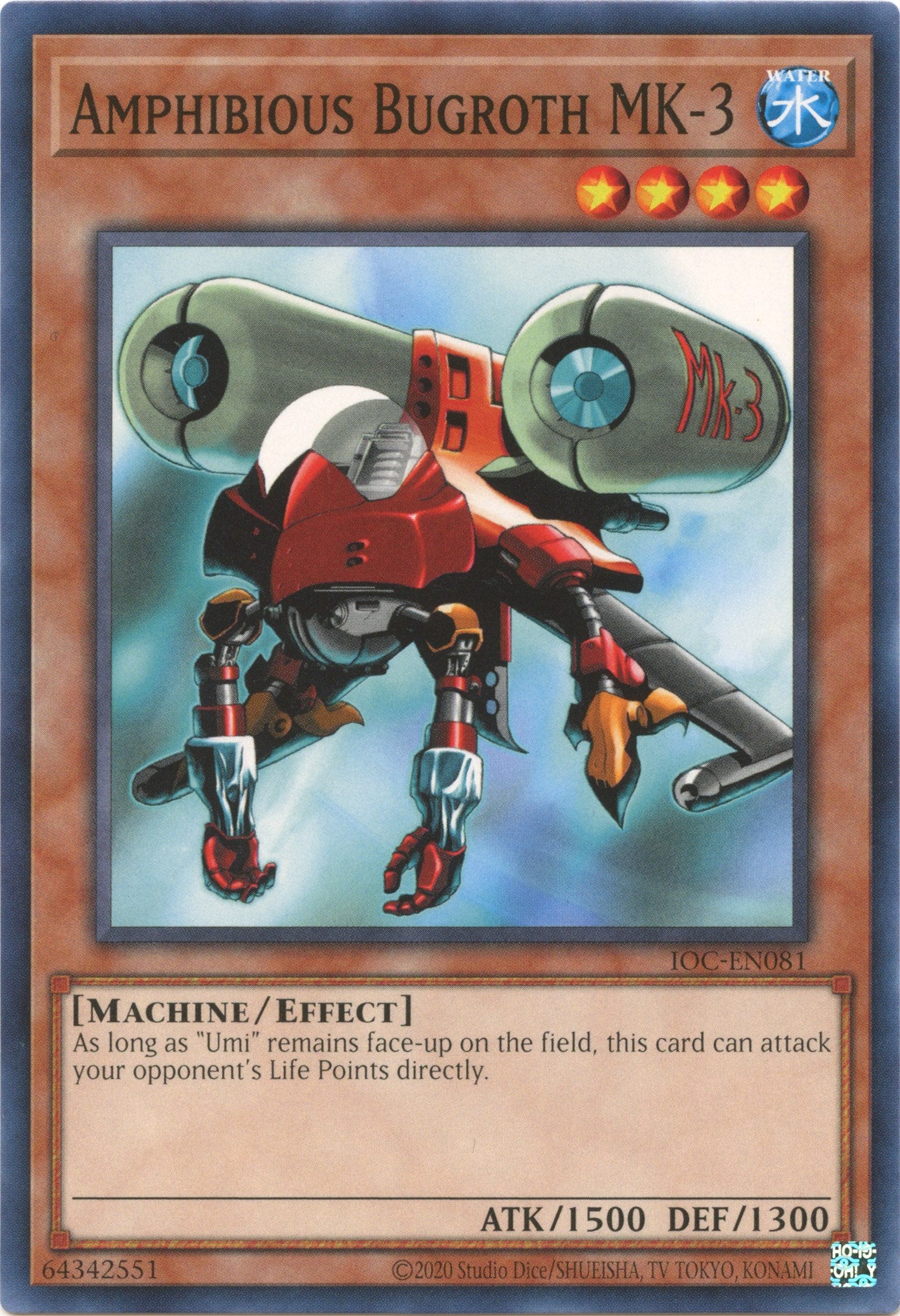 Amphibious Bugroth Mk-3 (25th Anniversary) [IOC-EN081] Common | Amazing Games TCG