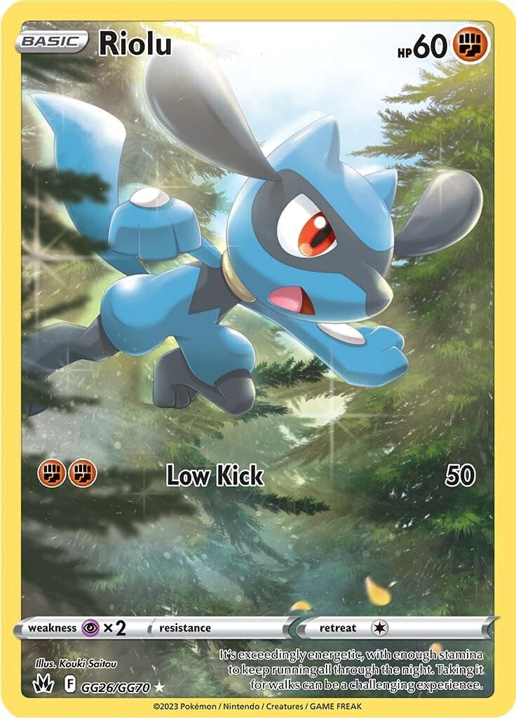 Riolu (GG26/GG70) [Sword & Shield: Crown Zenith] | Amazing Games TCG