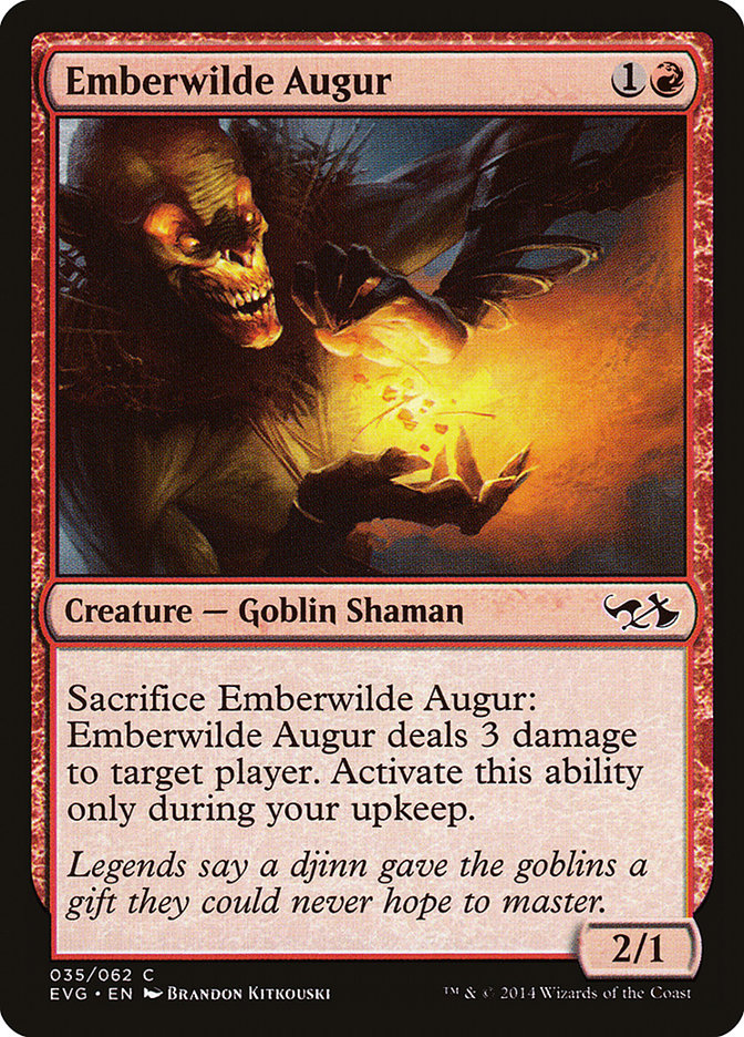 Emberwilde Augur (Elves vs. Goblins) [Duel Decks Anthology] | Amazing Games TCG