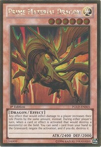 Prime Material Dragon [Premium Gold] [PGLD-EN065] | Amazing Games TCG