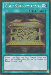 Gold Sarcophagus [Premium Gold] [PGLD-EN068] | Amazing Games TCG