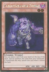 Plaguespreader Zombie [Premium Gold] [PGLD-EN074] | Amazing Games TCG