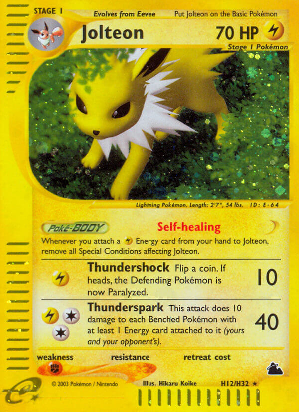 Jolteon (H12/H32) [Skyridge] | Amazing Games TCG