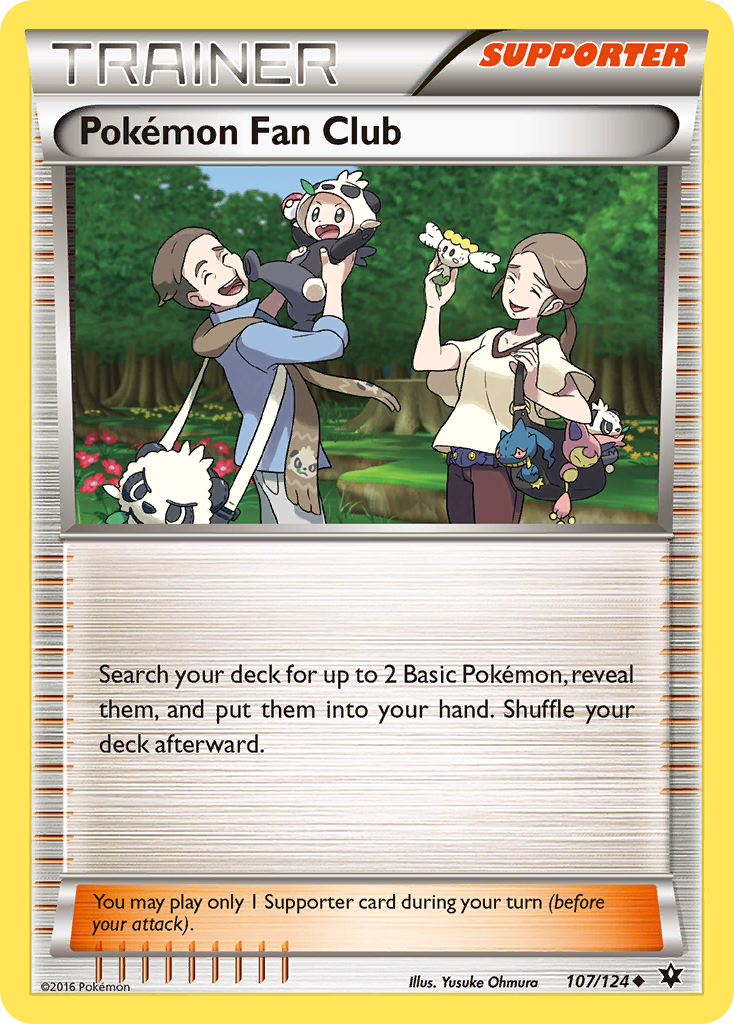 Pokemon Fan Club (107/124) [XY: Fates Collide] | Amazing Games TCG