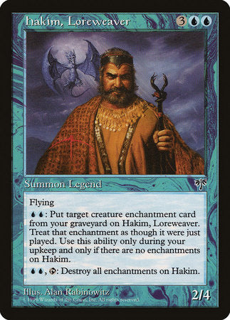 Hakim, Loreweaver [Mirage] | Amazing Games TCG