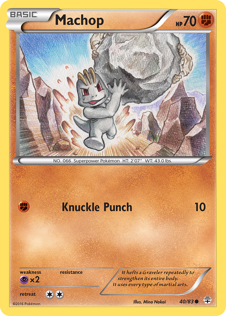 Machop (40/83) [XY: Generations] | Amazing Games TCG