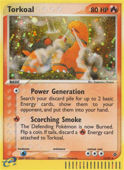 Torkoal (12/97) [EX: Dragon] | Amazing Games TCG