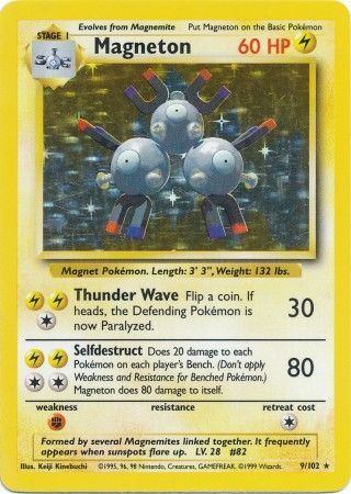 Magneton (9/102) [Base Set Unlimited] | Amazing Games TCG