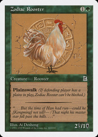 Zodiac Rooster [Portal Three Kingdoms] | Amazing Games TCG