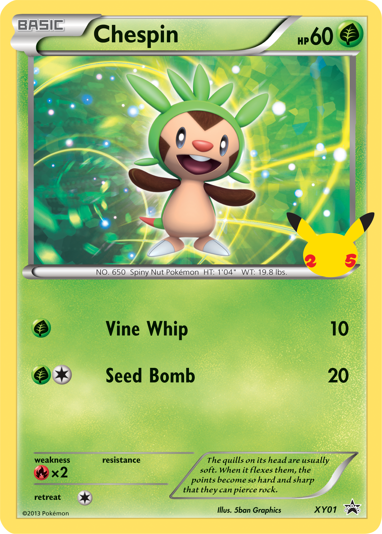 Chespin (XY01) [First Partner Pack] | Amazing Games TCG