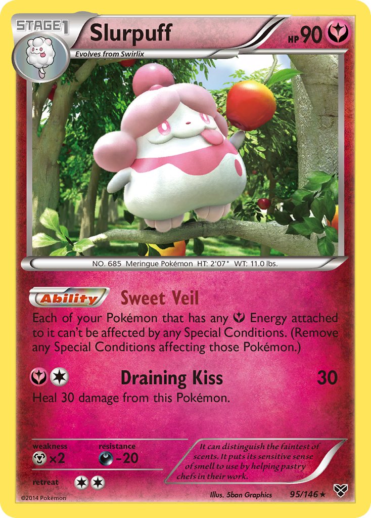 Slurpuff (95/146) (Theme Deck Exclusive) [XY: Base Set] | Amazing Games TCG