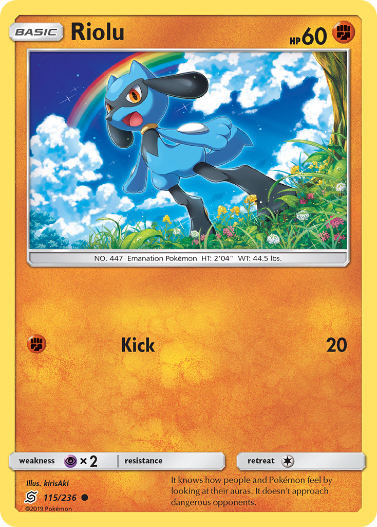 Riolu (115/236) [Sun & Moon: Unified Minds] | Amazing Games TCG