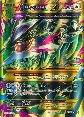 M Rayquaza EX (98/98) (Jumbo Card) [XY: Ancient Origins] | Amazing Games TCG