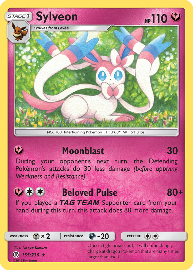 Sylveon (155/236) [Sun & Moon: Cosmic Eclipse] | Amazing Games TCG