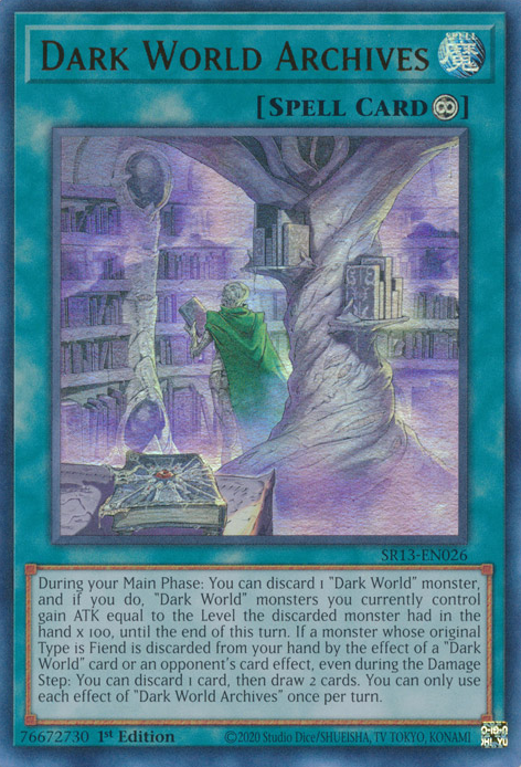 Dark World Archives [SR13-EN026] Ultra Rare | Amazing Games TCG