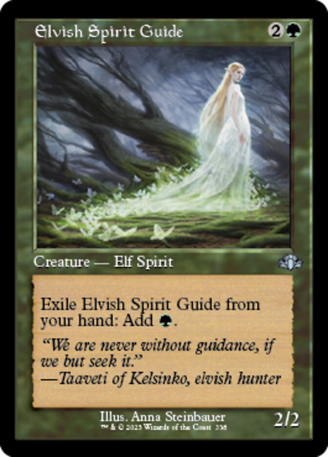 Elvish Spirit Guide (Retro) [Dominaria Remastered] | Amazing Games TCG