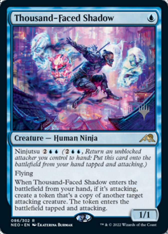 Thousand-Faced Shadow (Promo Pack) [Kamigawa: Neon Dynasty Promos] | Amazing Games TCG