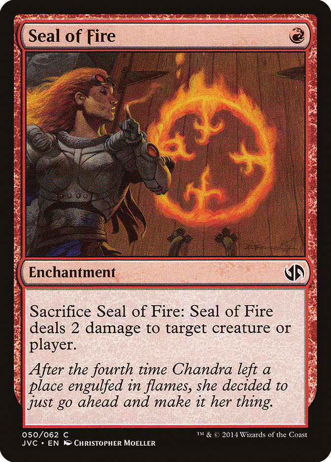 Seal of Fire [Duel Decks Anthology] | Amazing Games TCG