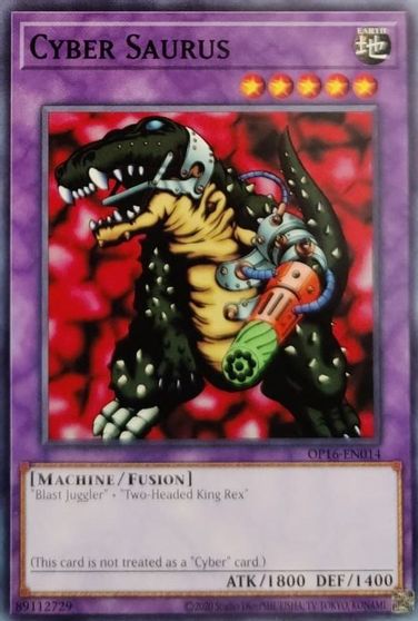 Cyber Saurus [OP16-EN014] Common | Amazing Games TCG