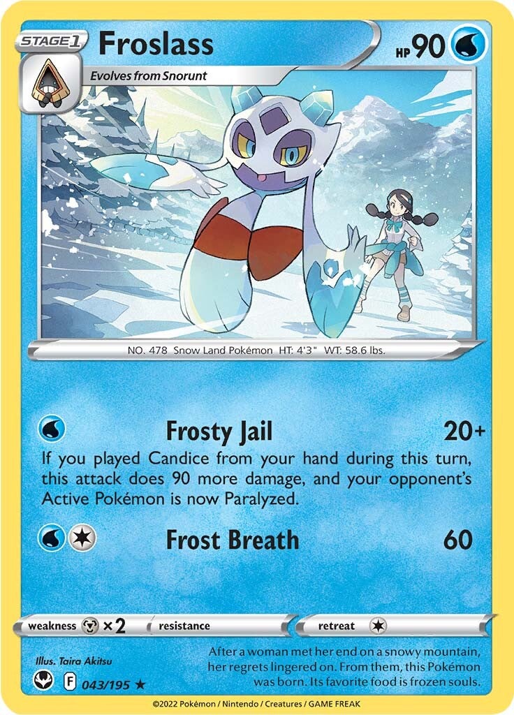 Froslass (043/195) [Sword & Shield: Silver Tempest] | Amazing Games TCG