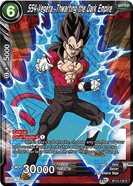 SS4 Vegeta, Thwarting the Dark Empire (Rare) [BT13-130] | Amazing Games TCG