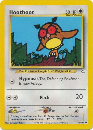 Hoothoot (60/111) [Neo Genesis Unlimited] | Amazing Games TCG