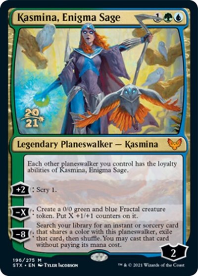 Kasmina, Enigma Sage [Strixhaven: School of Mages Prerelease Promos] | Amazing Games TCG