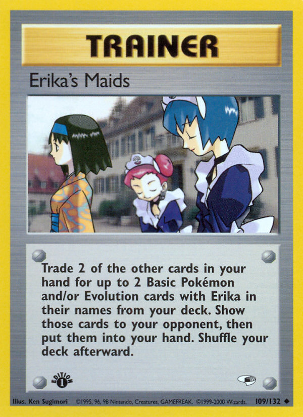 Erika's Maids (109/132) [Gym Heroes 1st Edition] | Amazing Games TCG