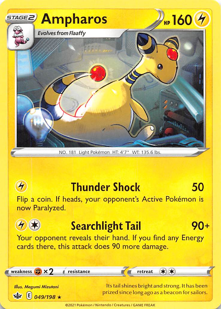 Ampharos (049/198) [Sword & Shield: Chilling Reign] | Amazing Games TCG