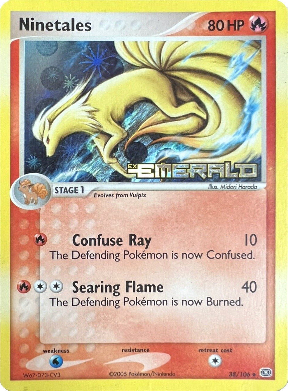 Ninetales (38/106) (Stamped) [EX: Emerald] | Amazing Games TCG