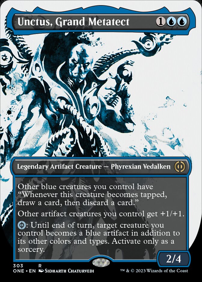 Unctus, Grand Metatect (Borderless Ichor) [Phyrexia: All Will Be One] | Amazing Games TCG