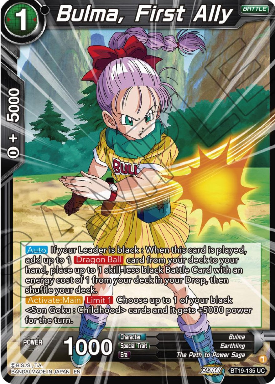 Bulma, First Ally (BT19-135) [Fighter's Ambition] | Amazing Games TCG