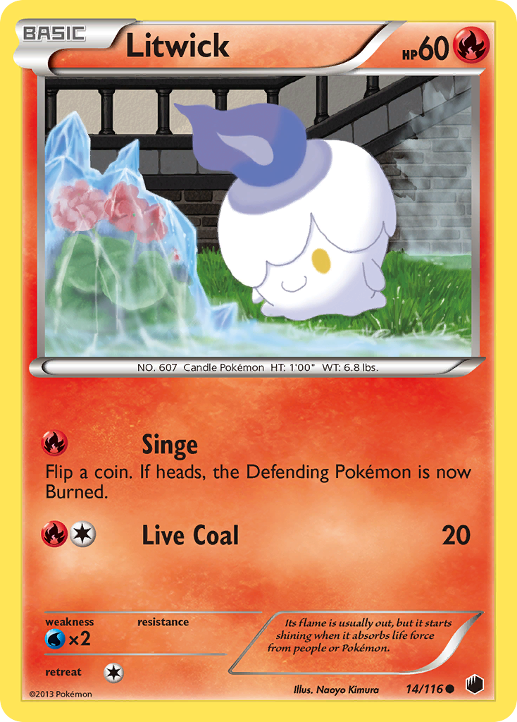 Litwick (14/116) [Black & White: Plasma Freeze] | Amazing Games TCG