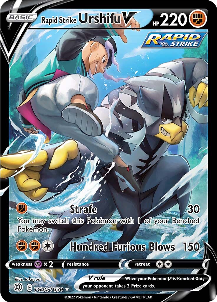 Rapid Strike Urshifu V (TG20/TG30) [Sword & Shield: Brilliant Stars] | Amazing Games TCG