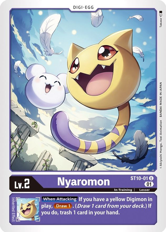 Nyaromon [ST10-01] [Starter Deck: Parallel World Tactician] | Amazing Games TCG